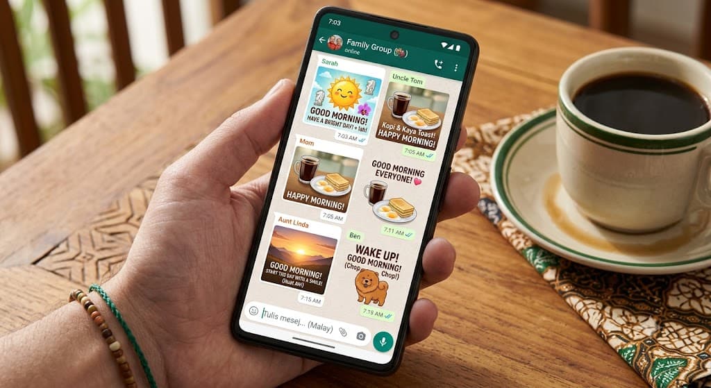 Scientists Confirm WhatsApp Family Groups Now 93% Good Morning Images