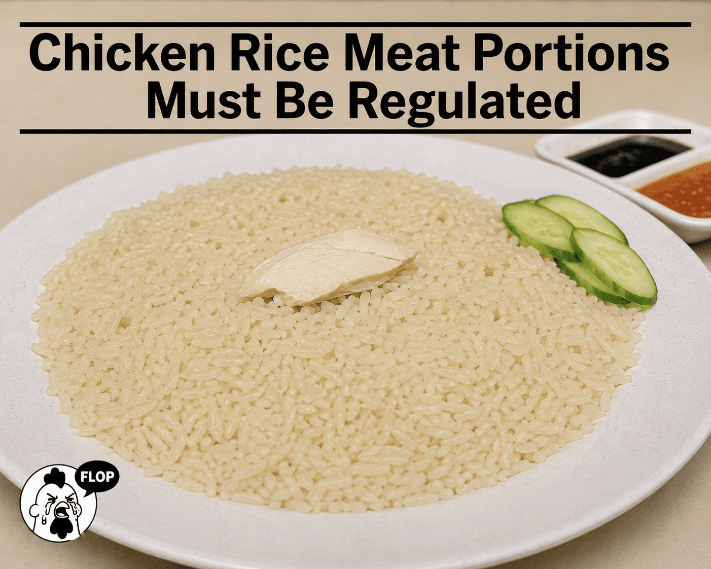 FORUM: Chicken Rice Meat Portions Must Be Regulated