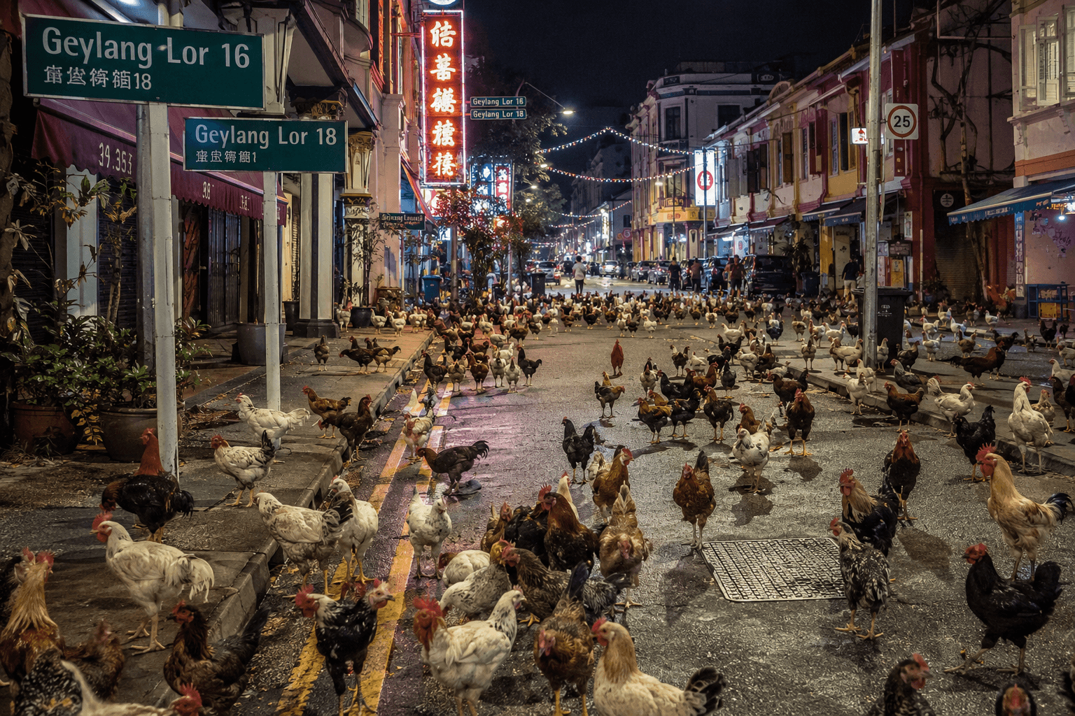 Bird Culling Exercise Extends To Geylang Following Reports Of Chicken Overpopulation